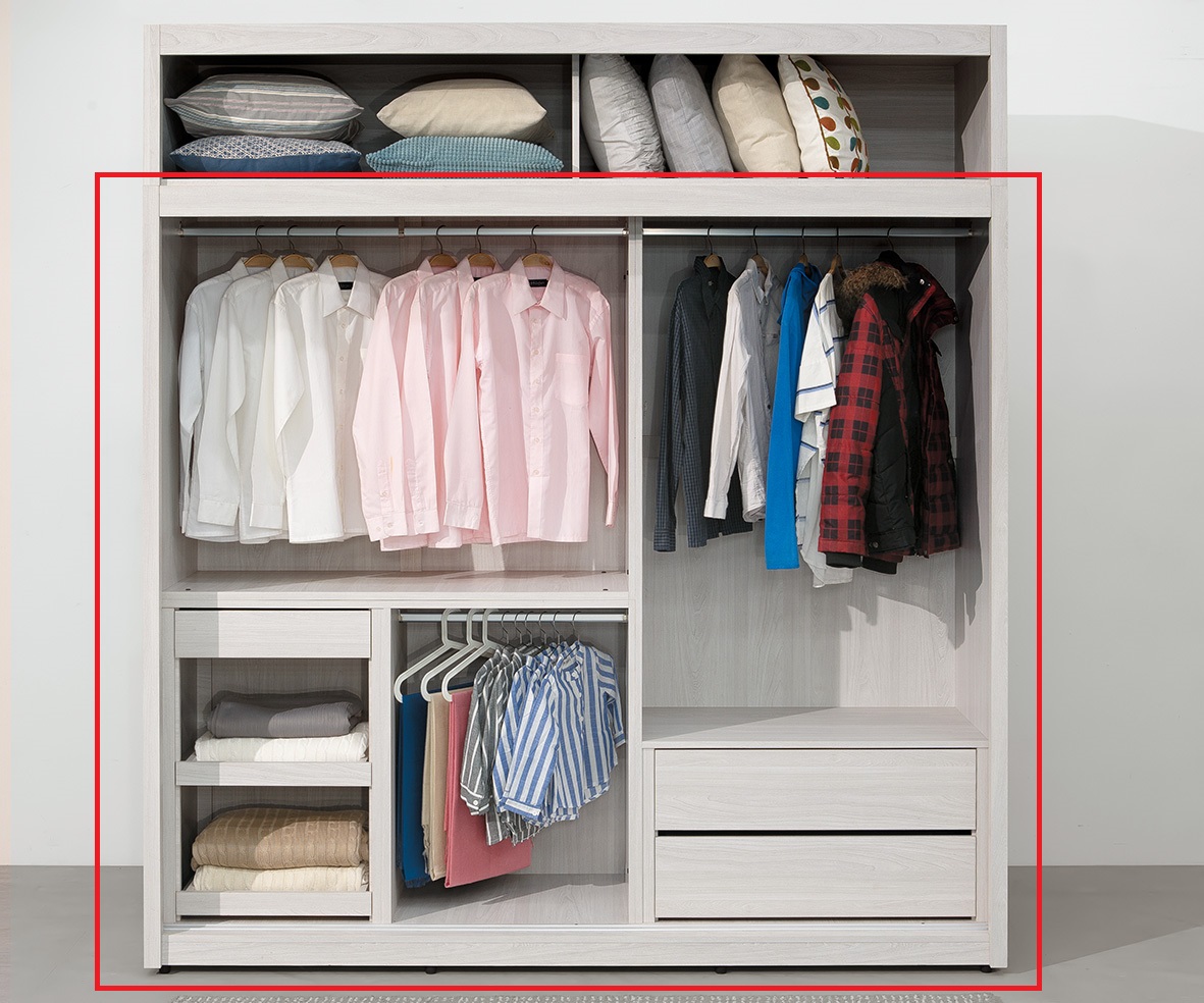 沃克 7 × 7尺推門衣櫥